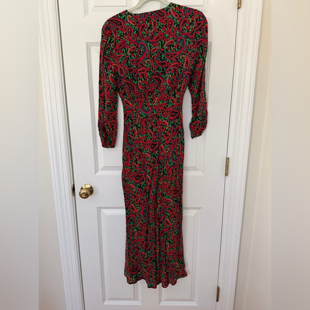 Rixo Paisley Floral Dress EUC - Picture 4 of 5